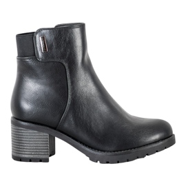 J. Star Bottes confortables sur un poteau le noir J. Star Bottes confortables sur un poteau le noir