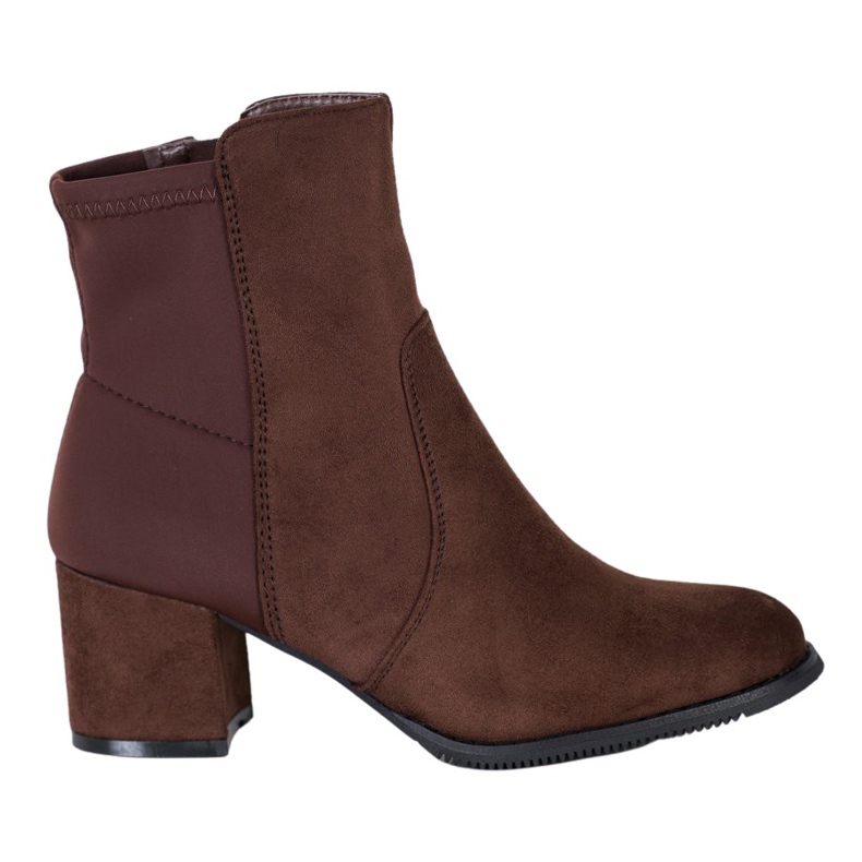 J. Star Bottes marron foncé brun