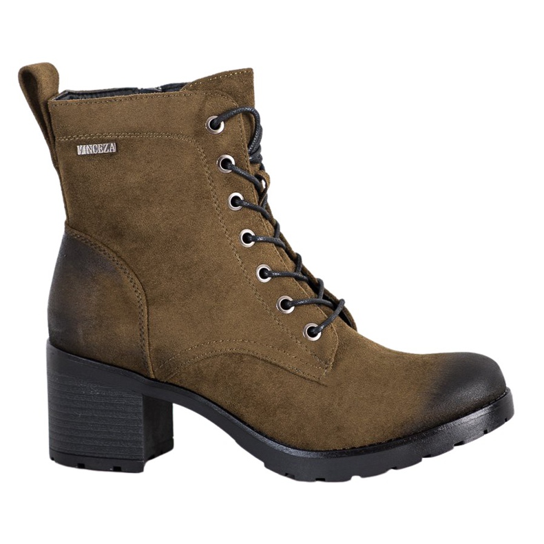 Bottines en daim VINCEZA multicolore vert