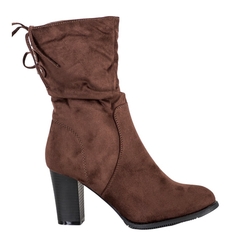 J. Star Bottes hautes marron foncé brun J. Star Bottes hautes marron foncé brun