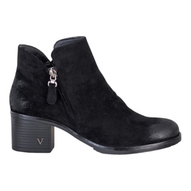 Bottines en daim VINCEZA noir