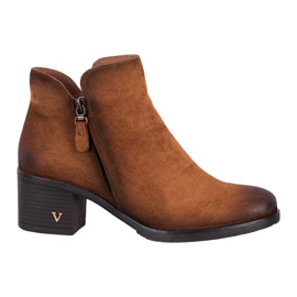 Bottines en daim VINCEZA brun