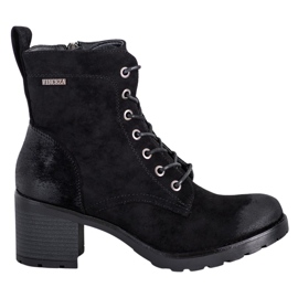 Bottines en daim VINCEZA le noir