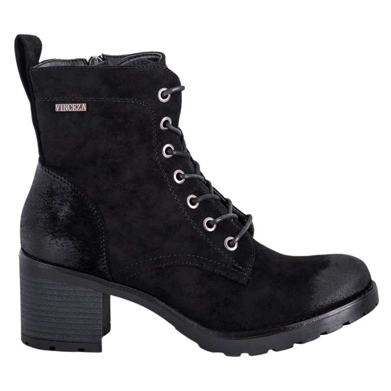 Bottines en daim VINCEZA le noir