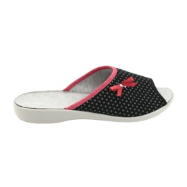 Chaussures femme Befado pu 254D109 noir rouge