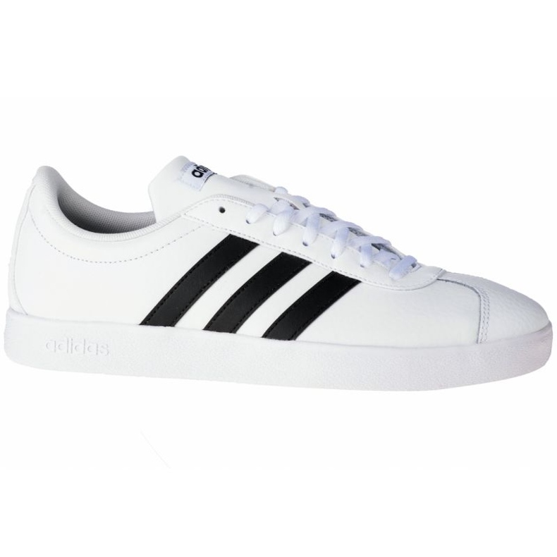 Chaussures Adidas Vl Court 2.0 M DA9868 blanche le noir Chaussures Adidas Vl Court 2.0 M DA9868 blanche le noir