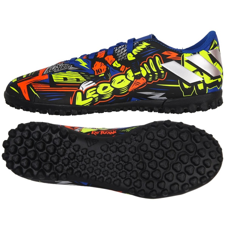 Chaussures de foot Adidas Nemeziz Messi 19.4 Tf Jr EH0602 bleu marine, multicolore multicolore Chaussures de foot Adidas Nemeziz Messi 19.4 Tf Jr EH0602 bleu marine, multicolore multicolore