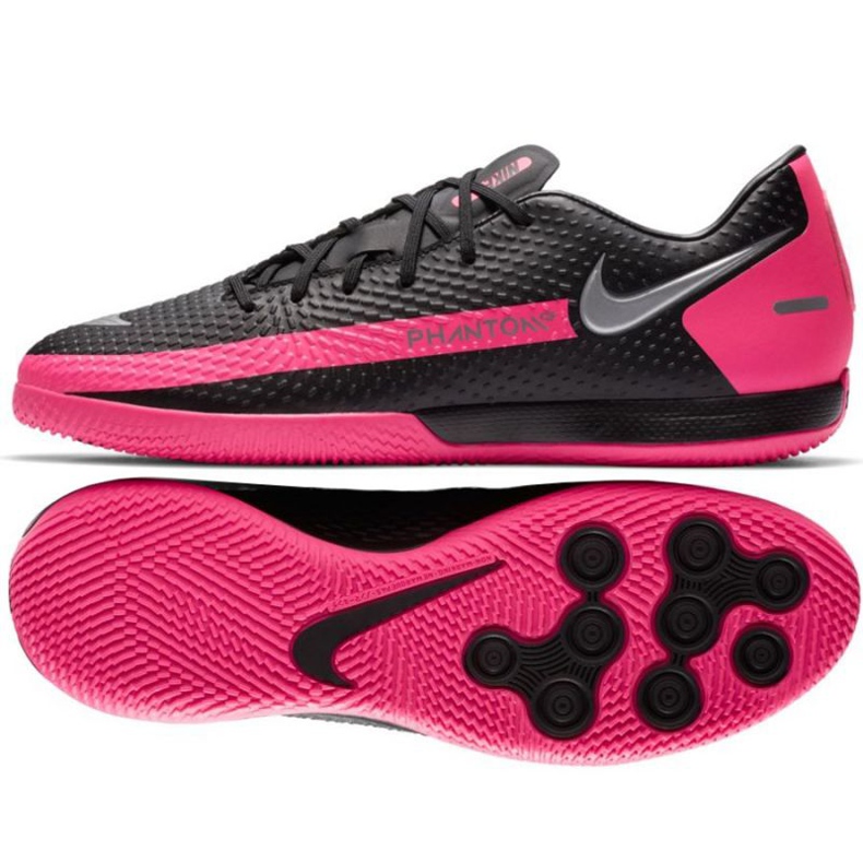 Nike Phantom Gt Academy Ic M CK8467-006 chaussures de football multicolore le noir
