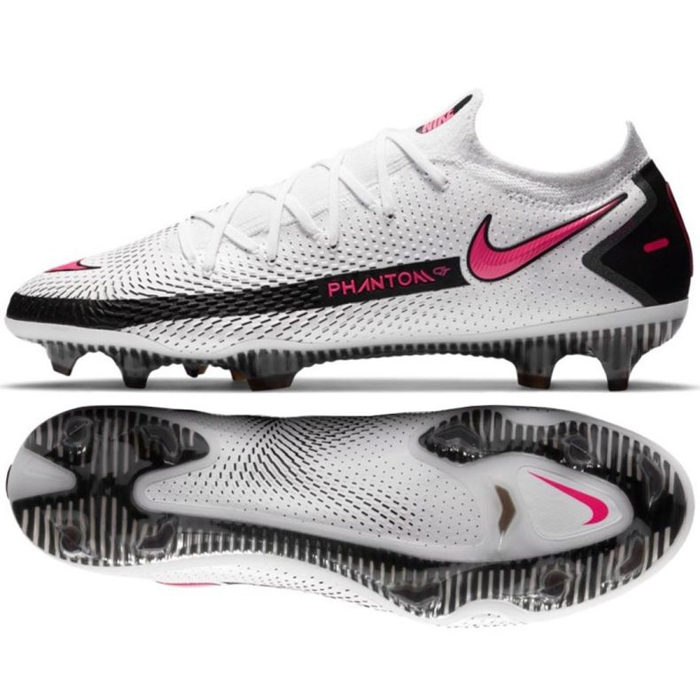 Chaussures de football Nike Phantom Gt Elite Fg M CK8439-160 multicolore blanche Chaussures de football Nike Phantom Gt Elite Fg M CK8439-160 multicolore blanche