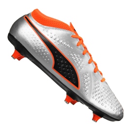 Chaussures de foot Puma One 4 Syn Sg M 104747-01 multicolore argent