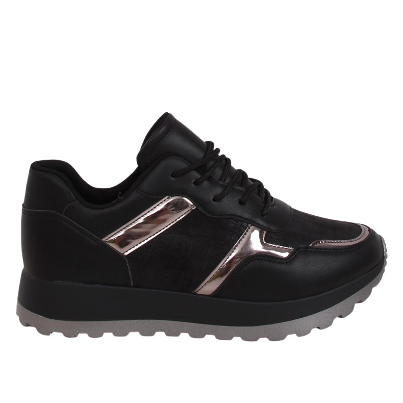 Chaussures de sport pour femmes noires 2019-447 Noir le noir