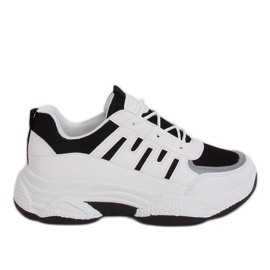 Chaussures de sport pour femmes blanches et noires BH-001 Black le noir
