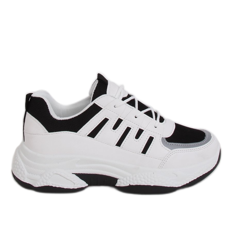 Chaussures de sport pour femmes blanches et noires BH-001 Black le noir