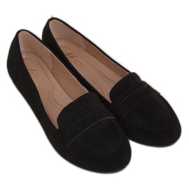Mocassins femme noirs 3C-20 Noir