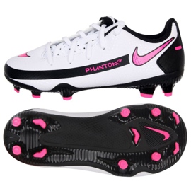 Nike Phantom Gt Club FG / MG Jr DC9466-160 chaussures de football blanc multicolore