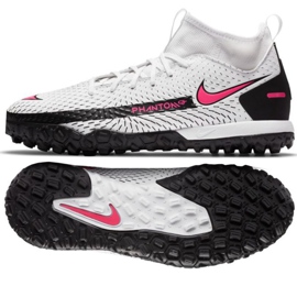 Chaussure de football Nike Phantom Gt Academy Df Tf Jr CW6695-160 multicolore blanche Chaussure de football Nike Phantom Gt Academy Df Tf Jr CW6695-160 multicolore blanche