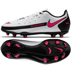 Chaussures de football Nike Phantom Gt Club FG / MG Jr CK8479-160 multicolore blanc