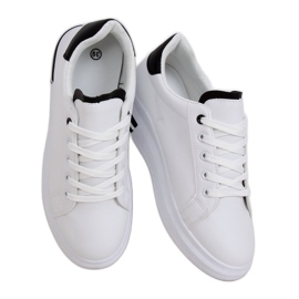 Baskets femme blanches LG20 BLANC / NOIR le noir