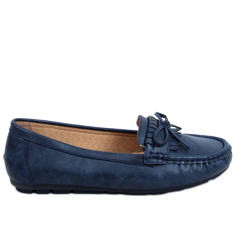 Mocassins femme bleu marine 9F182 Marine