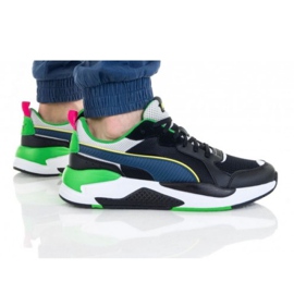 Chaussures Puma X-Ray M 372602 06 noir bleu marine vert