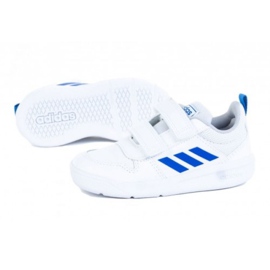 Chaussures Adidas Tensaur I Jr EF1112 blanche rouge