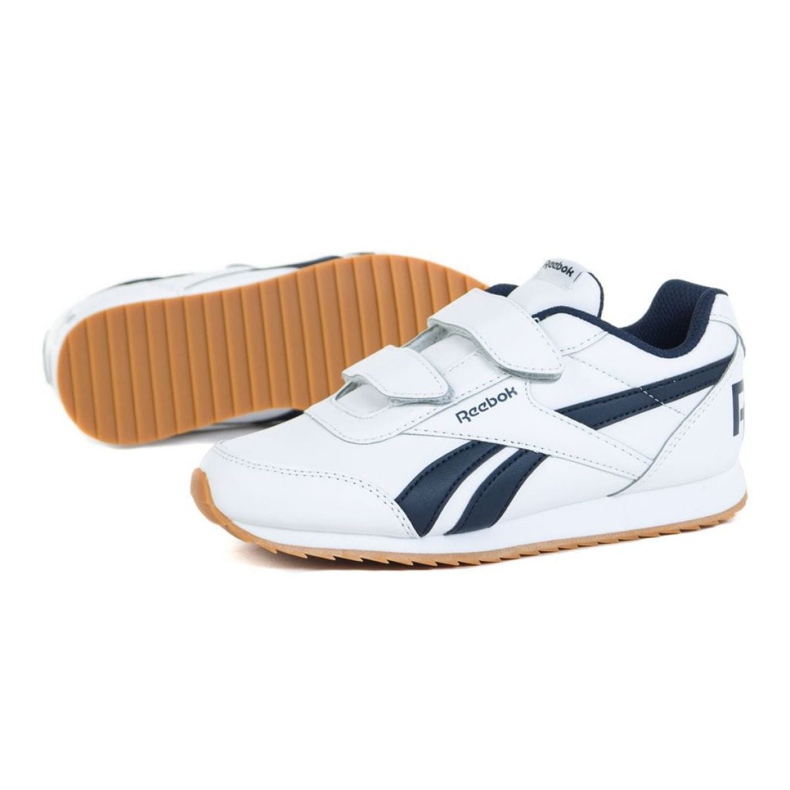 Chaussures Reebok Royal Cljog 2 2V K DV9092 blanche le noir Chaussures Reebok Royal Cljog 2 2V K DV9092 blanche le noir