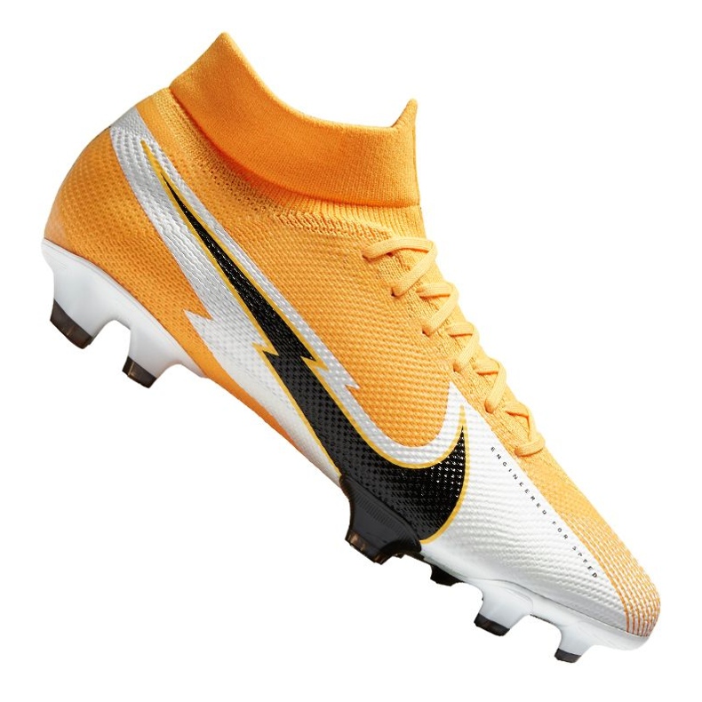 Chaussures de football Nike Superfly 7 Pro Fg M AT5382-801 multicolore oranges et rouges Chaussures de football Nike Superfly 7 Pro Fg M AT5382-801 multicolore oranges et rouges