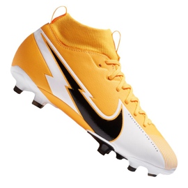 Nike Superfly 7 Academy Mg Jr AT8120-801 chaussures de football multicolore orange