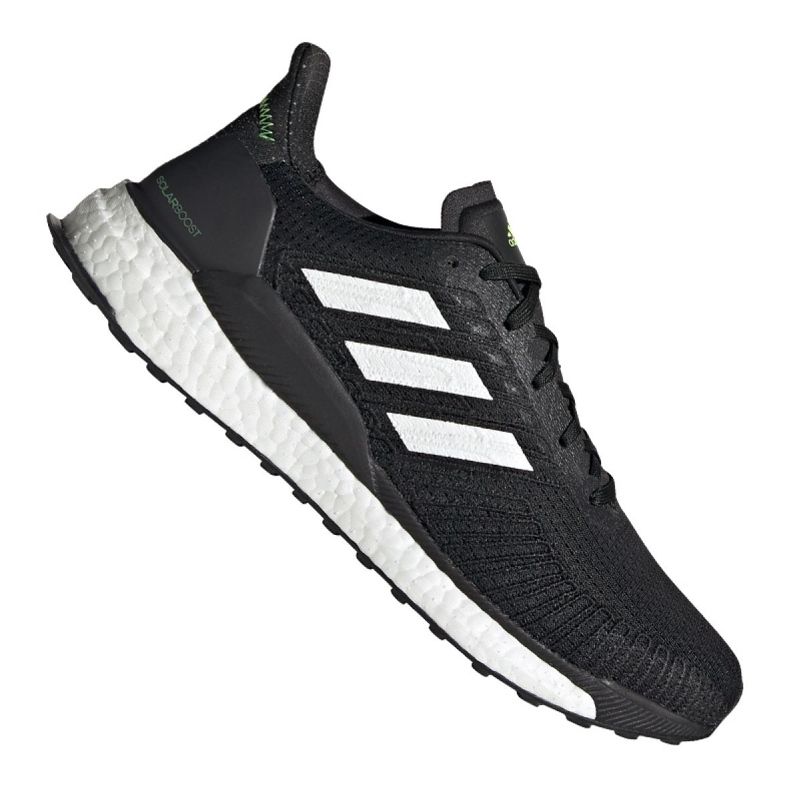 Chaussures de course adidas Solar Boost 19 M FW7814 blanche le noir