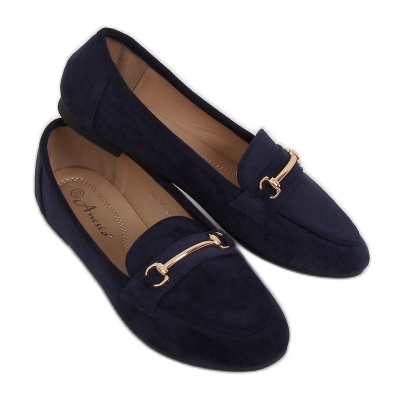 Mocassins femme bleu marine 88-385 Marine