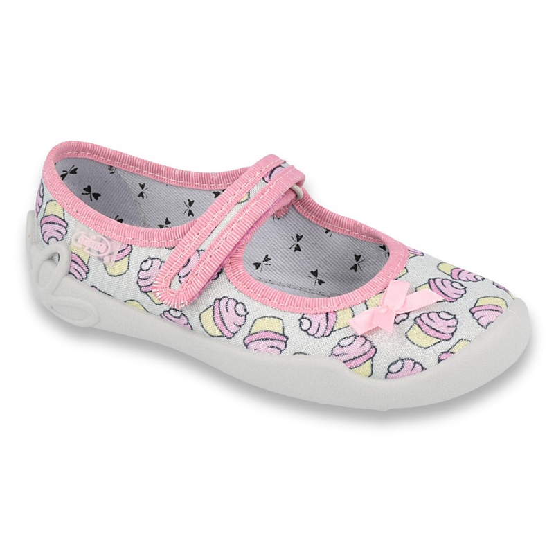 Chaussures enfant Befado 114X390 rose gris