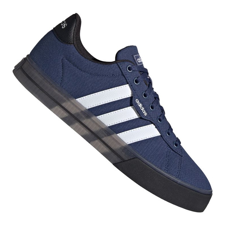 Chaussures Adidas Daily 3.0 M FX4357 blanche bleu marin