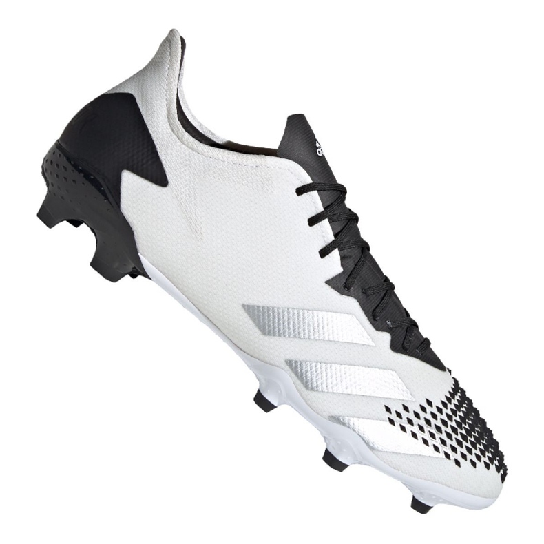 Chaussures de foot Adidas Predator 20.2 Fg Low M FW9199 multicolore blanc