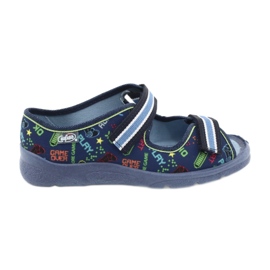 Chaussures pour enfants Befado 969Y161 bleu marin multicolore