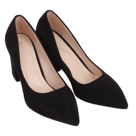 Escarpins sur le poteau noir 030-22 ES-1 Noir le noir Escarpins sur le poteau noir 030-22 ES-1 Noir le noir