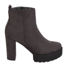 Bottes grises sur la plateforme grise RB24P Grey