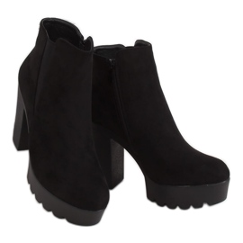 Noir DK51 Bottines compensées noires