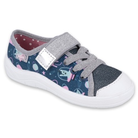 Chaussures enfant Befado 251X157 bleu marine gris