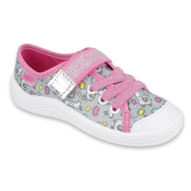 Chaussures enfant Befado 251X158 rose gris