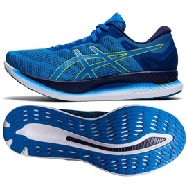 Chaussures de course Asics GlideRide M 1011A817-401 bleu