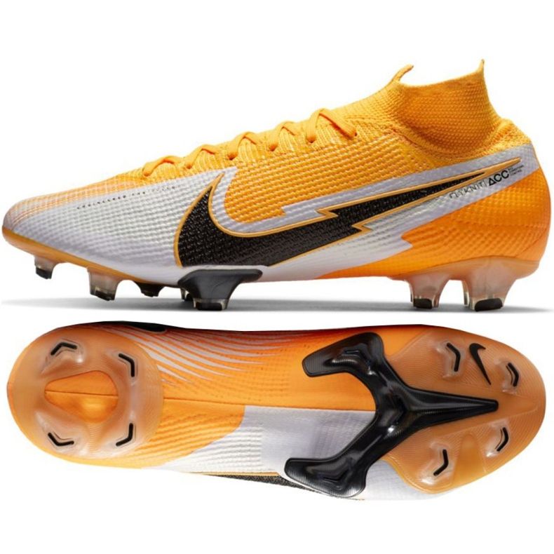 Chaussures de football Nike Mercurial Superfly 7 Elite Fg M AQ4174-801 multicolore orange Chaussures de football Nike Mercurial Superfly 7 Elite Fg M AQ4174-801 multicolore orange