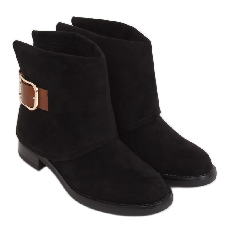 Bottines femme noires UK19P Noir le noir