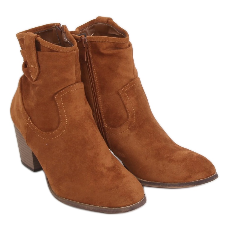 Camel 100-986B0-2 Bottines à talons camel brun