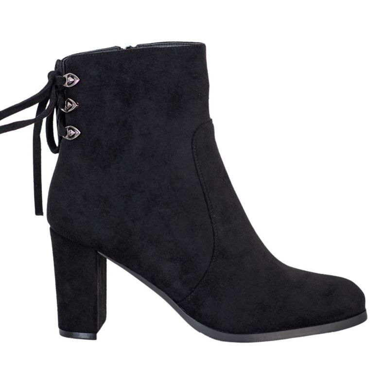 Bottes nouées sur le poste VINCEZA le noir Bottes nouées sur le poste VINCEZA le noir