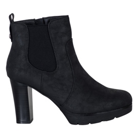 Goodin Bottes à la mode sur le poste le noir