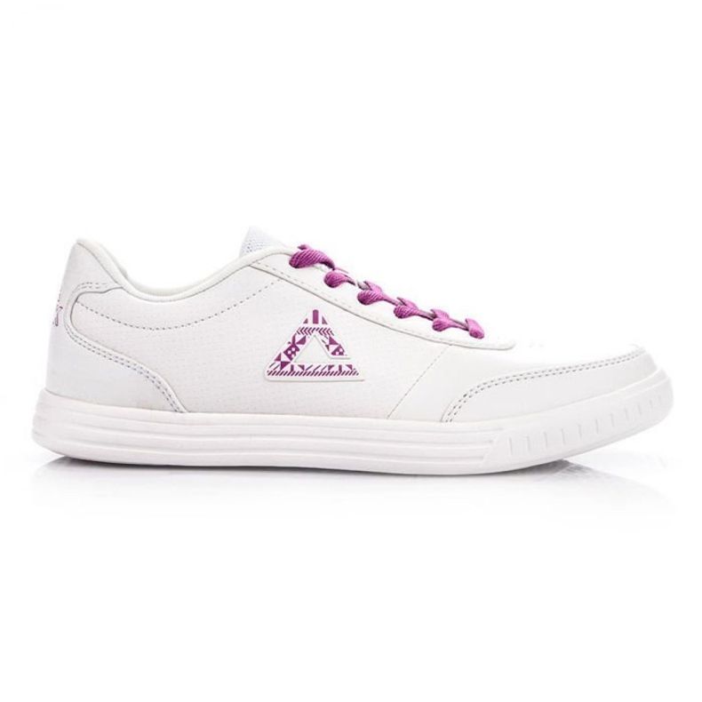 Peak E43358B W 61485-61488 chaussures blanche violet