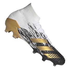 Chaussures de foot Adidas Predator 20.1 Fg M FW9186 noir, blanc, noir, or blanc