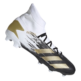 Chaussures de foot Adidas Predator 20.3 Fg M FW9196 noir, blanc, noir, or blanc