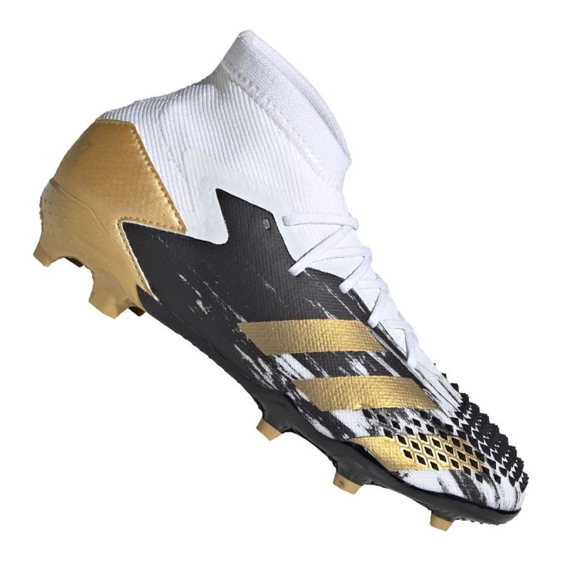 Chaussures de foot Adidas Predator 20.1 Fg Jr FW9208 noir, blanc, noir, or blanche Chaussures de foot Adidas Predator 20.1 Fg Jr FW9208 noir, blanc, noir, or blanche