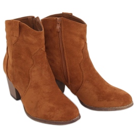 Santiags à talons camel 100-985B0-2 Camel brun
